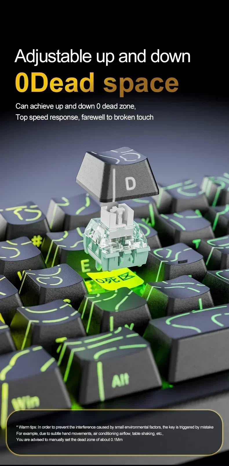 ATTACK SHARK X68HE Wired RGB Keyboard Magnetic Switch 8K Low Delay 0.01mm RT Accuracy 128K Scan Rate Esports Gaming Keyboard