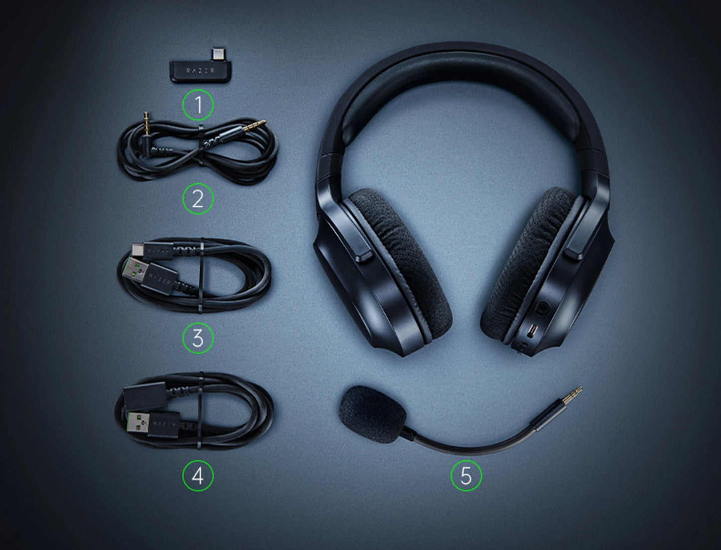 Razer Barracuda X Bluetooth Wireless +2.4GHz Wireless Gaming Headset 2022 Model Multi-platform Lightweight 250g 40mm Drivers