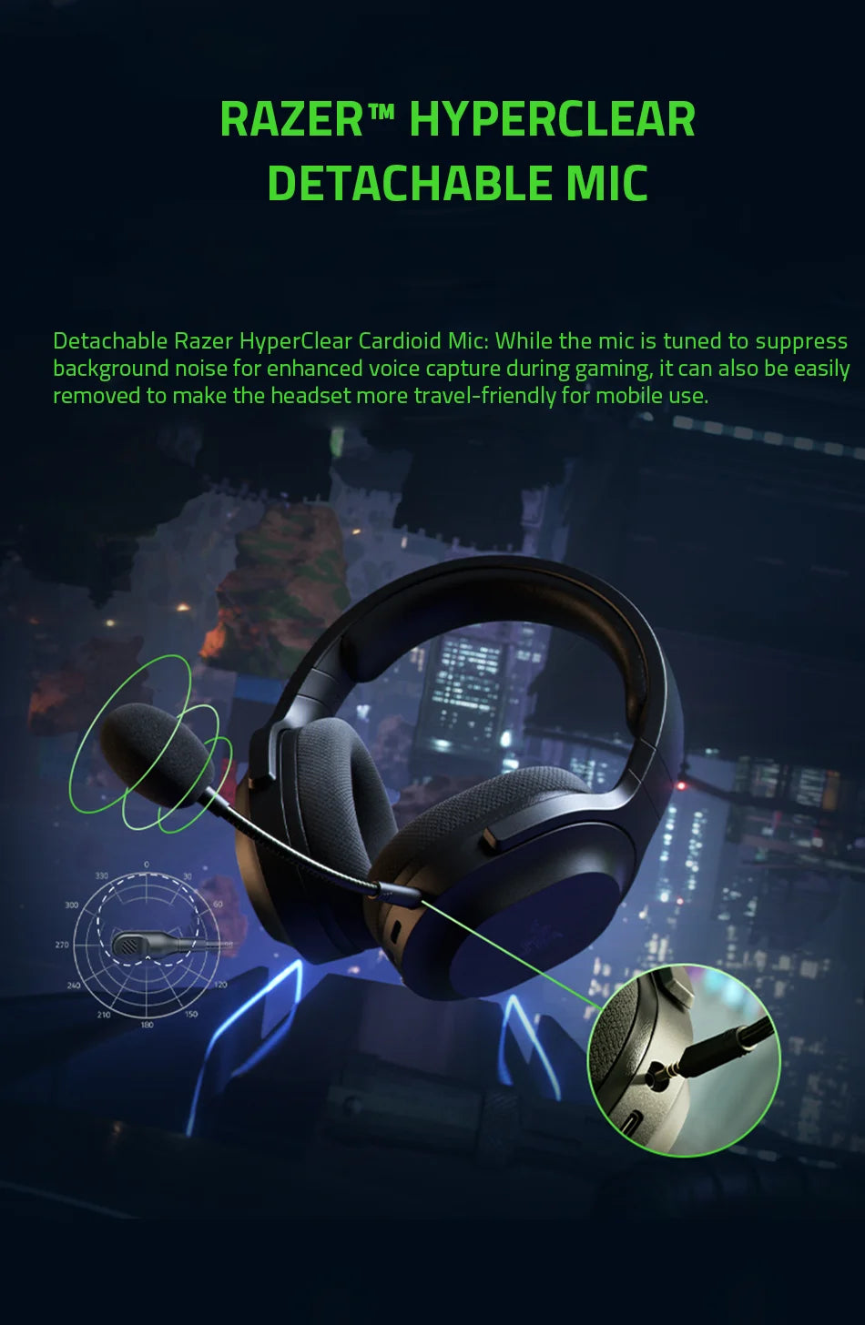 Razer Barracuda X Bluetooth Wireless +2.4GHz Wireless Gaming Headset 2022 Model Multi-platform Lightweight 250g 40mm Drivers