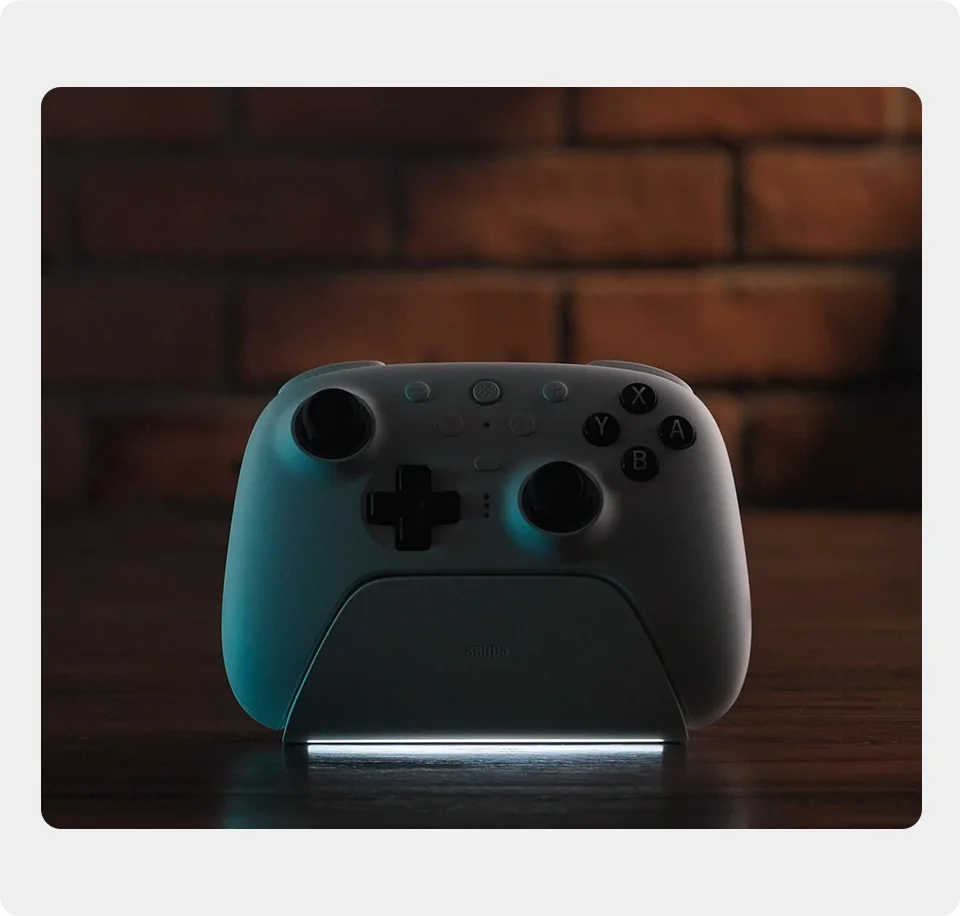 8BitDo Ultimate 2 Bluetooth Gaming Controller for Switch 2,1& Windows PC with TMR Joysticks, Switchable Triggers, Motion Control