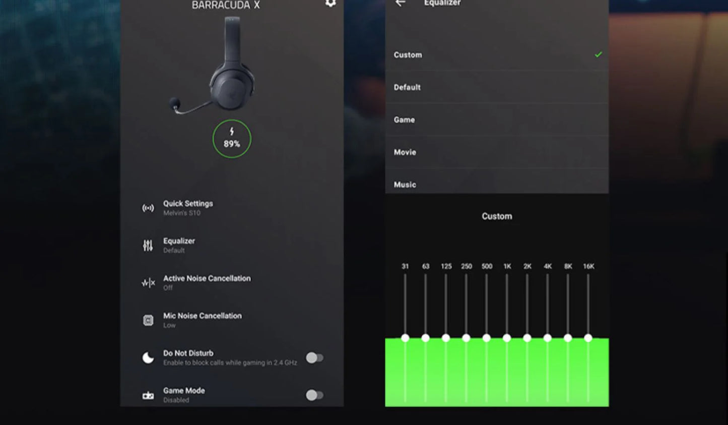 Razer Barracuda X Bluetooth Wireless +2.4GHz Wireless Gaming Headset 2022 Model Multi-platform Lightweight 250g 40mm Drivers