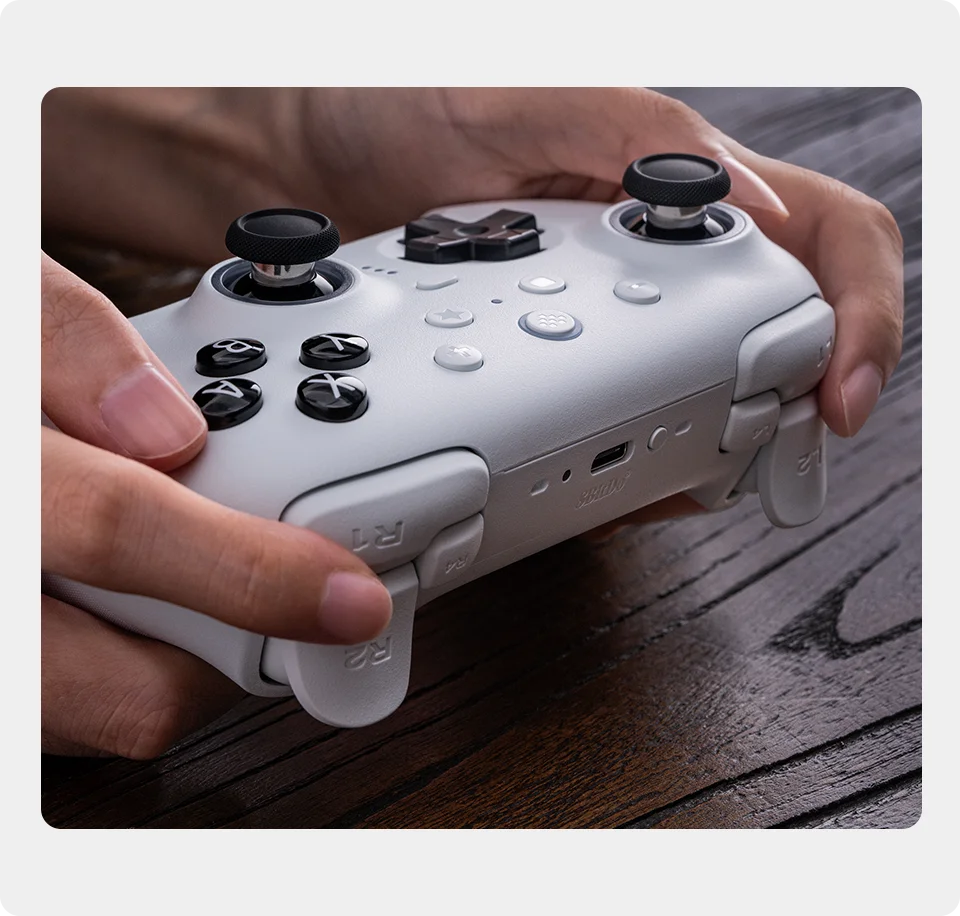 8BitDo Ultimate 2 Bluetooth Gaming Controller for Switch 2,1& Windows PC with TMR Joysticks, Switchable Triggers, Motion Control