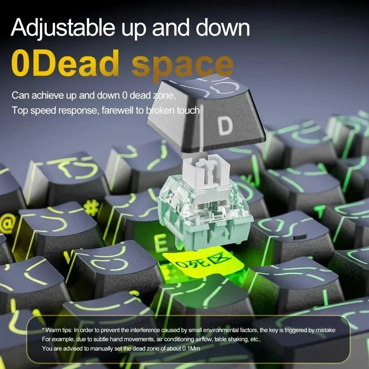 ATTACK SHARK X68HE Wired RGB Keyboard Magnetic Switch 8K Low Delay 0.01mm RT Accuracy 128K Scan Rate Esports Gaming Keyboard