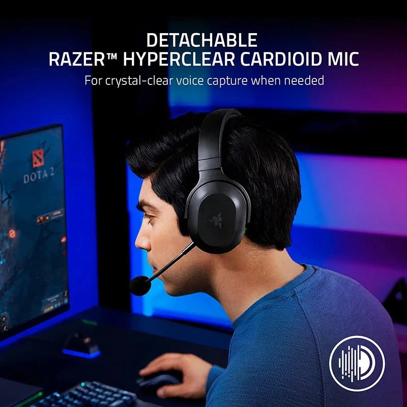 Razer Barracuda X Bluetooth Wireless +2.4GHz Wireless Gaming Headset 2022 Model Multi-platform Lightweight 250g 40mm Drivers
